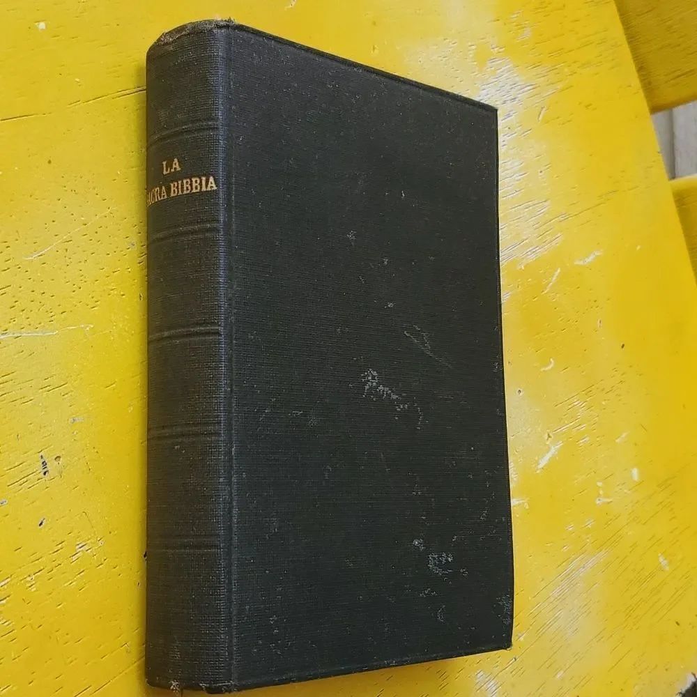 Vintage 1955 La Sacra Bibbia Italian Bible New Testament